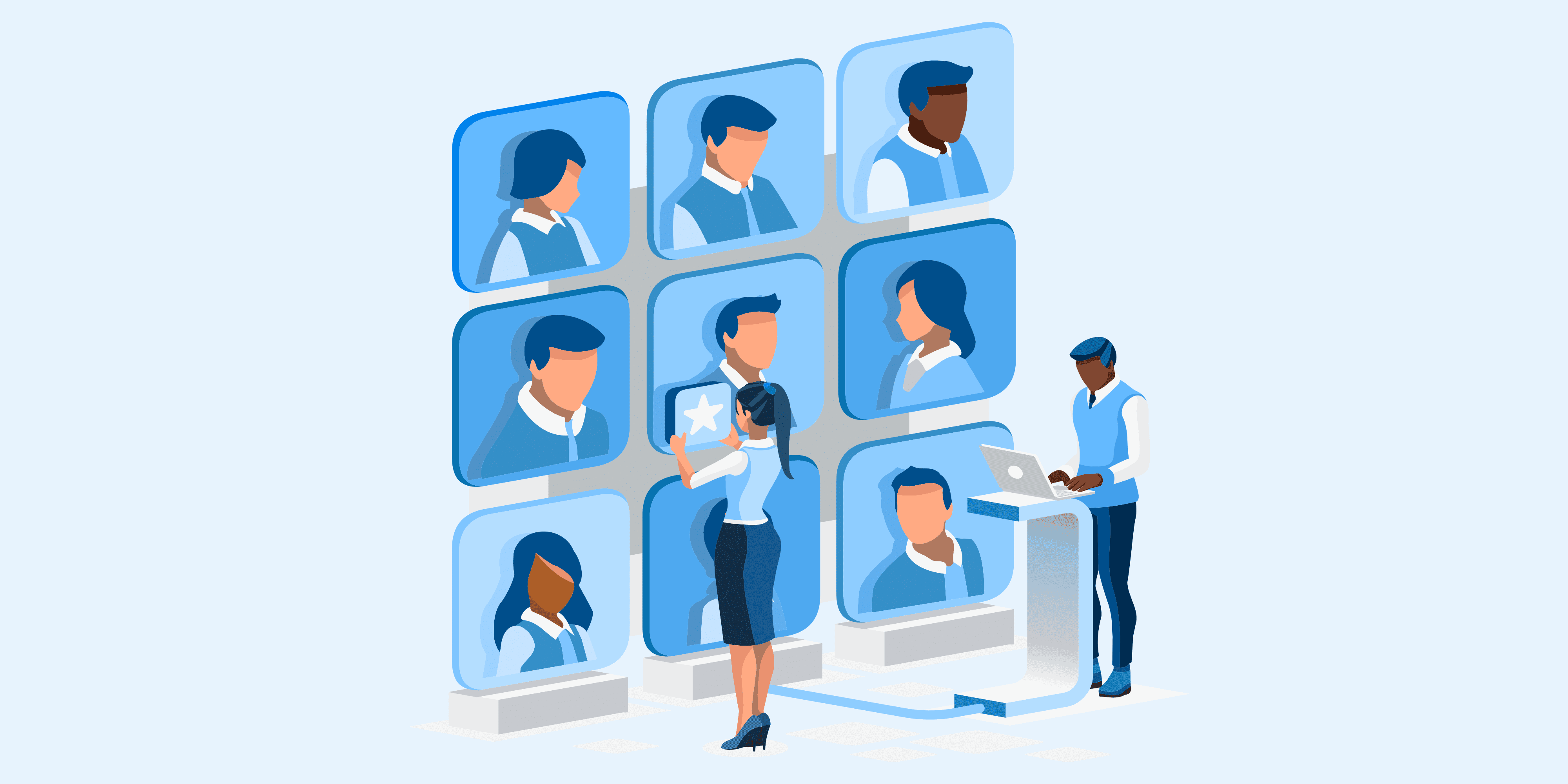 Illustration of stand alone candidate management system